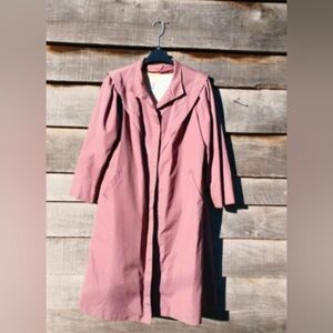 💖💖Misty Harbor Mauve Rain/Trenchcoat Lined Sz. 16 Coat